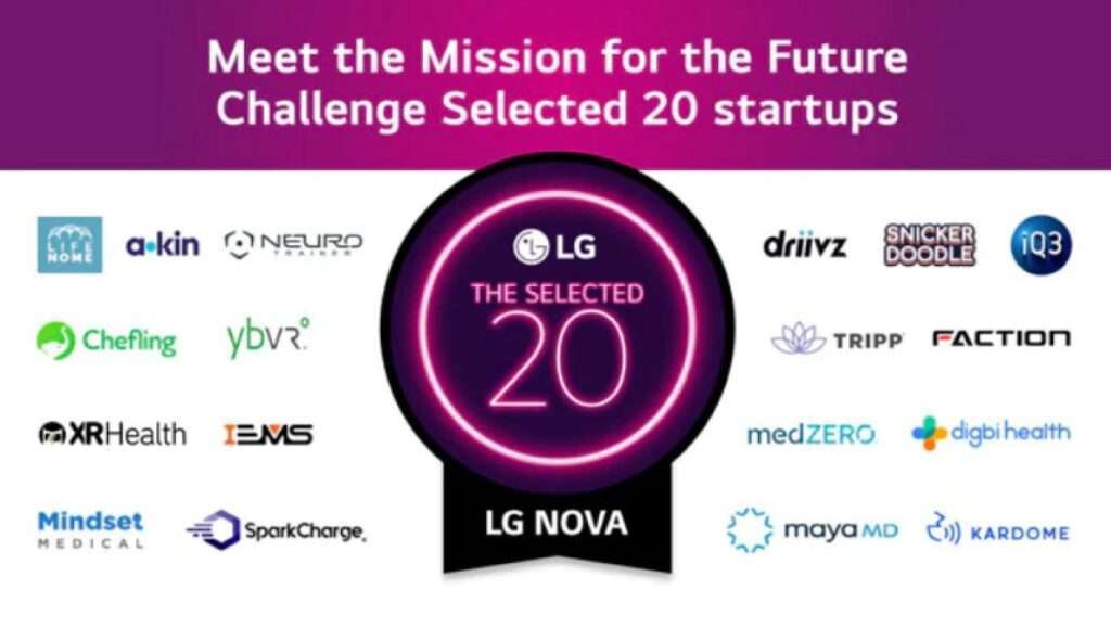 iQ3Connect is in the top 20 selected startups by LG Nova